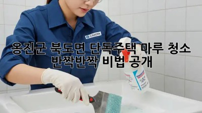 🏡 옹진군 북도면 단독주택 마루 청소, ✨ 반짝반짝 비법 공개!